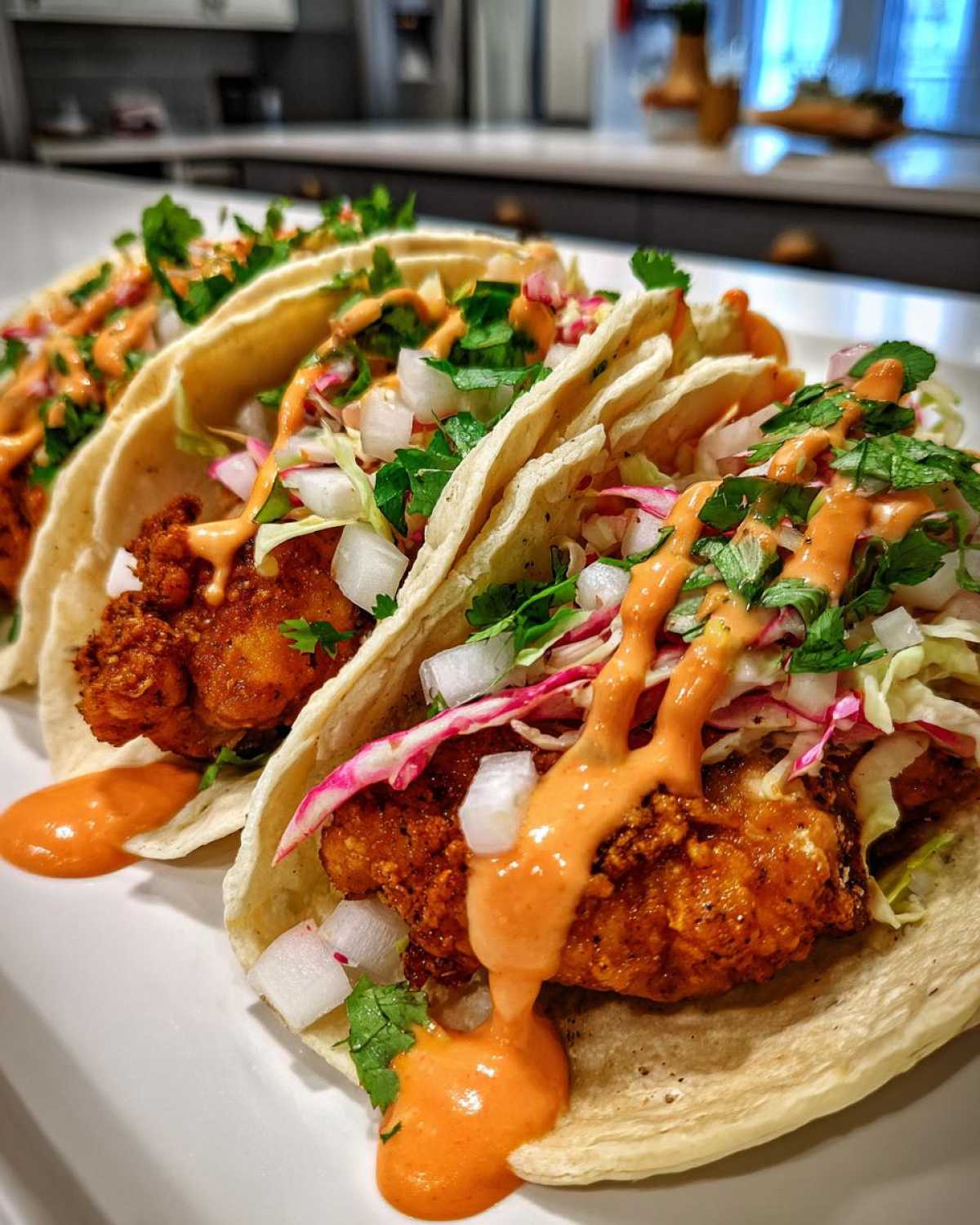 Crispy Chicken Tacos with a Secret Sauce - detail 1