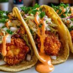 Crispy Chicken Tacos with a Secret Sauce