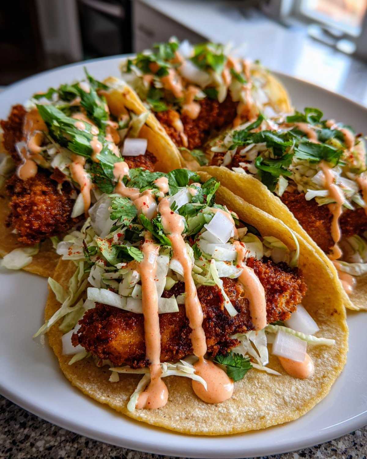 Crispy Chicken Tacos with a Secret Sauce - detail 2