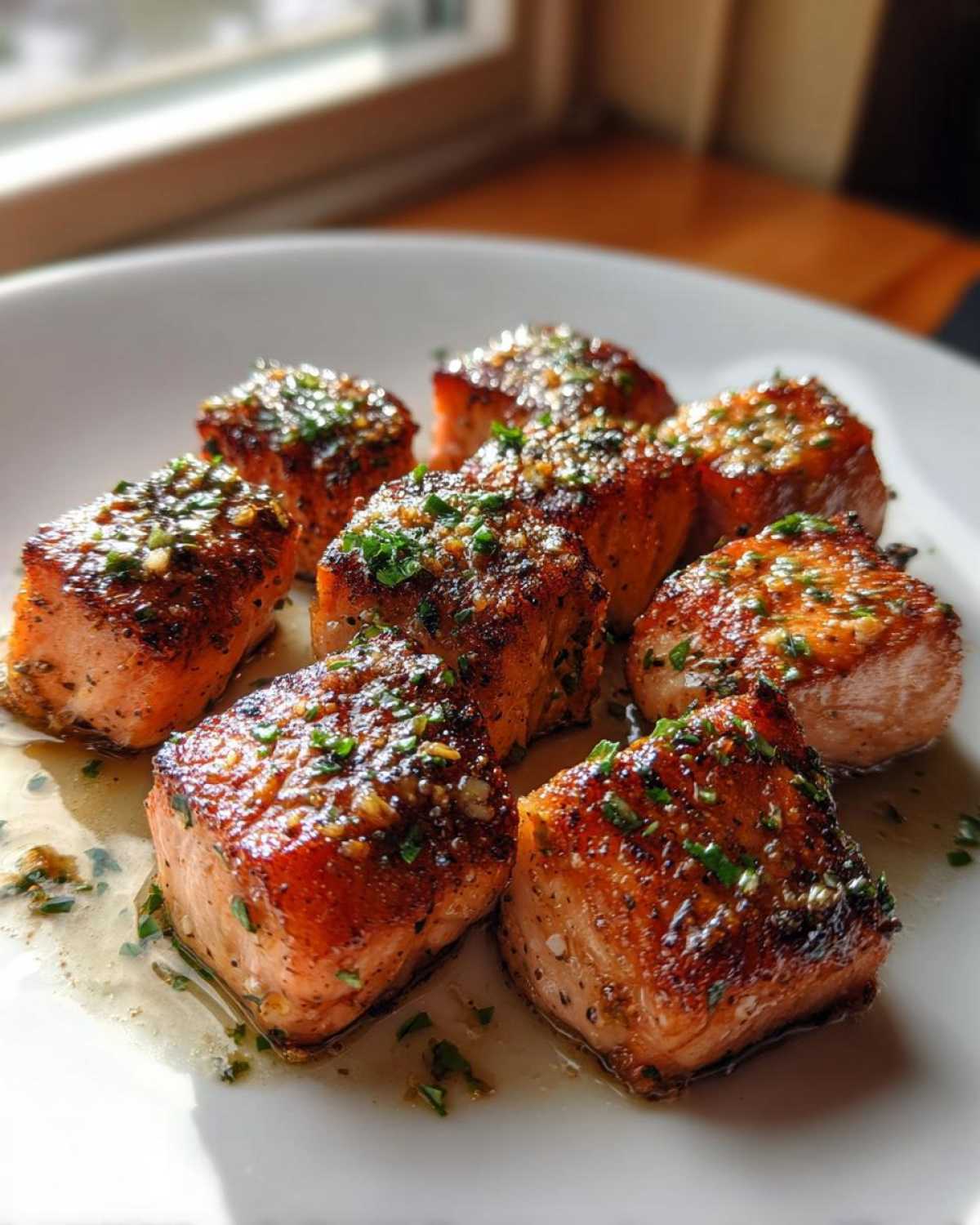 Crispy Garlic Butter Salmon Bites - detail 4