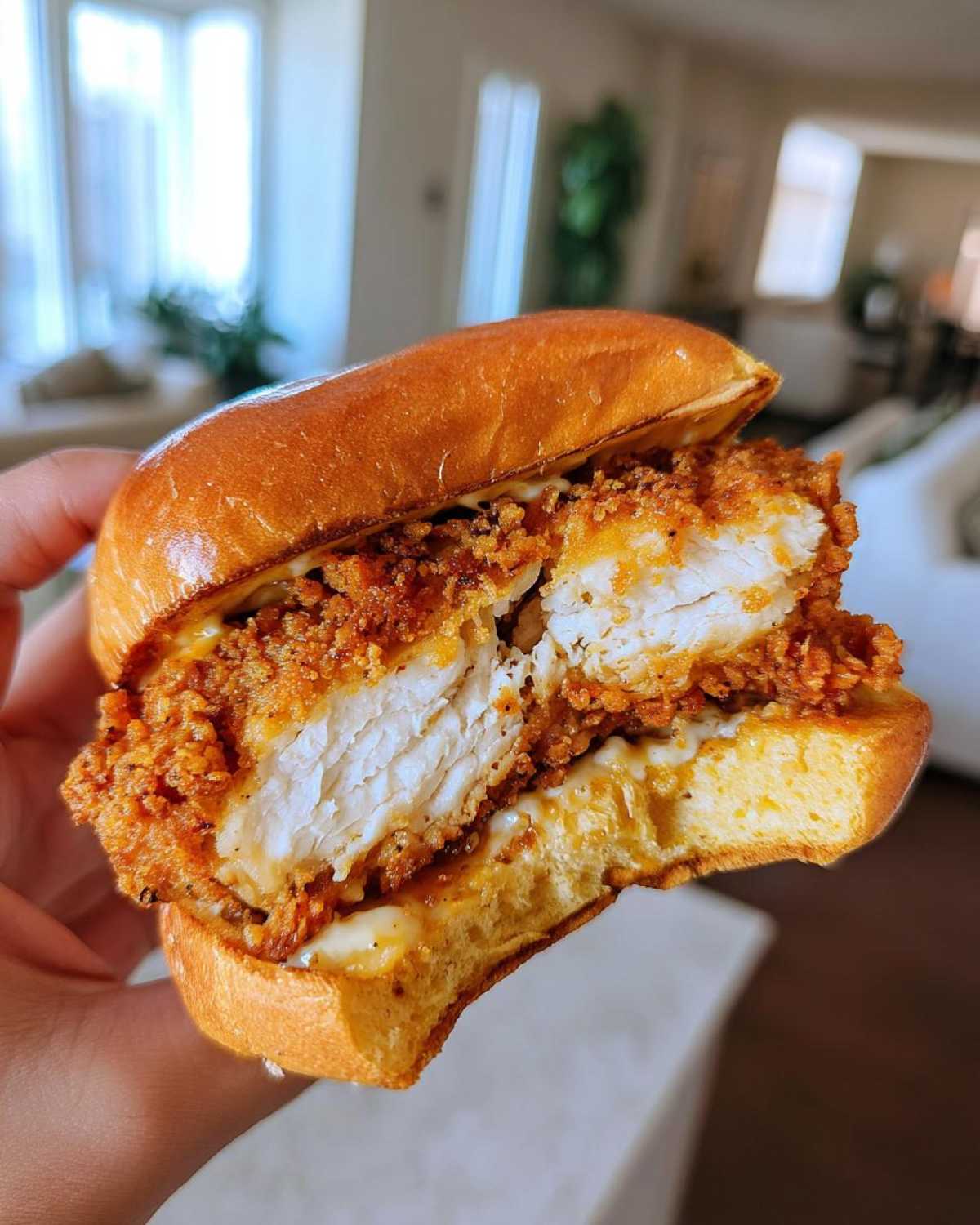 Crispy Garlic Chicken Sandwich - detail 1