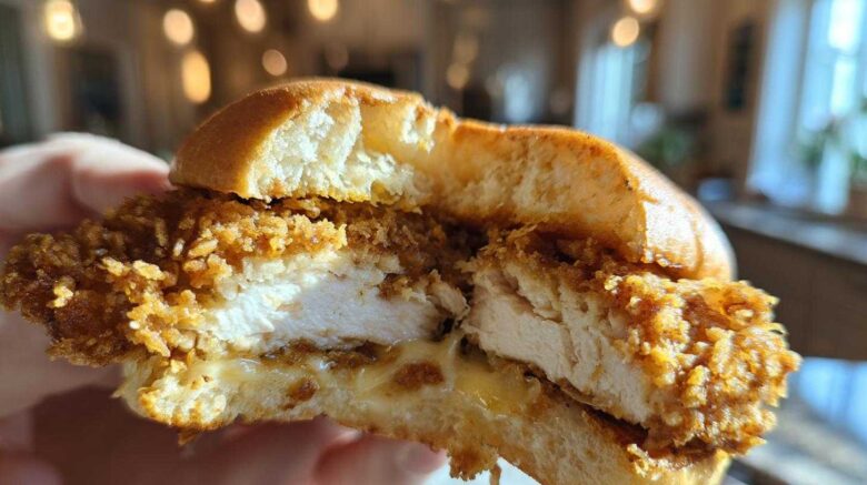Crispy Garlic Chicken Sandwich