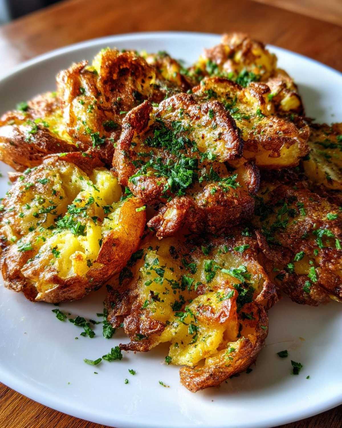 Crispy Garlic Smashed Potatoes - detail 1