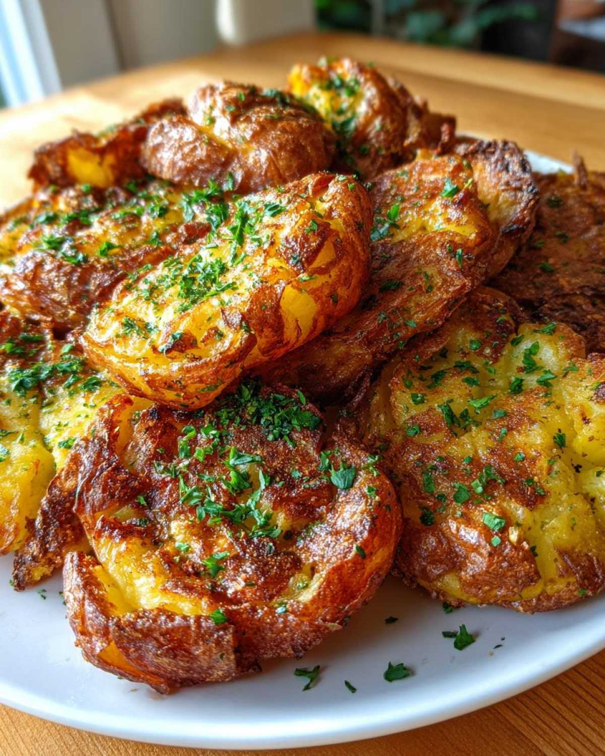 Crispy Garlic Smashed Potatoes - detail 4
