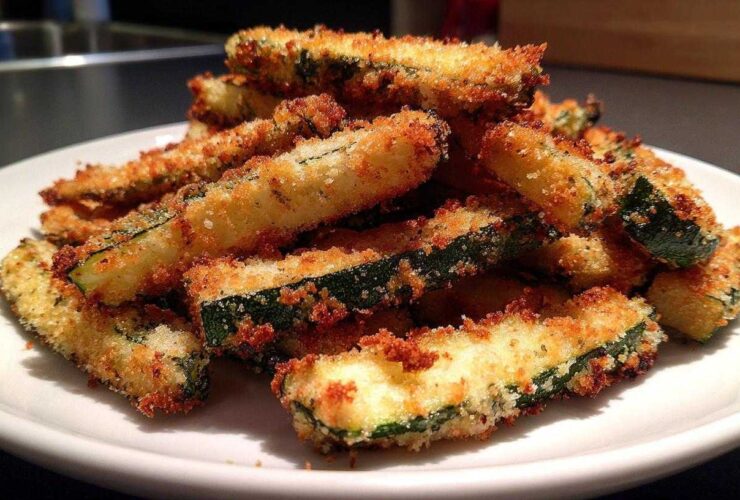 Crispy Parmesan Zucchini Fries