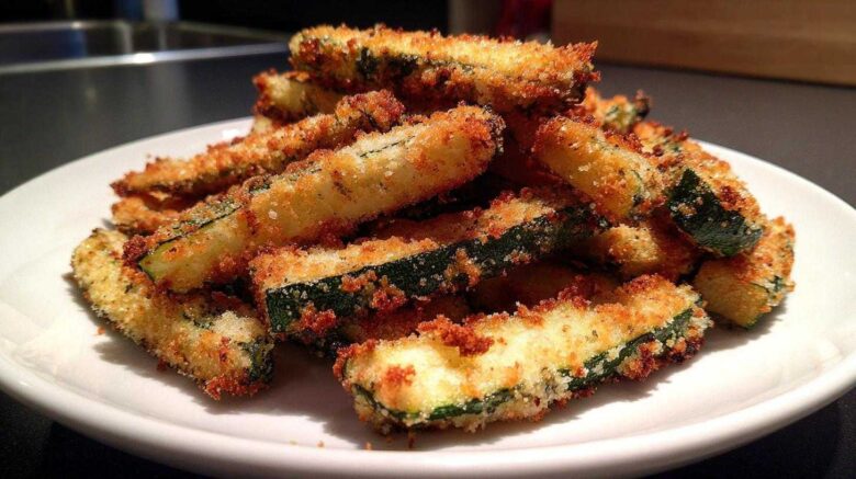 Crispy Parmesan Zucchini Fries