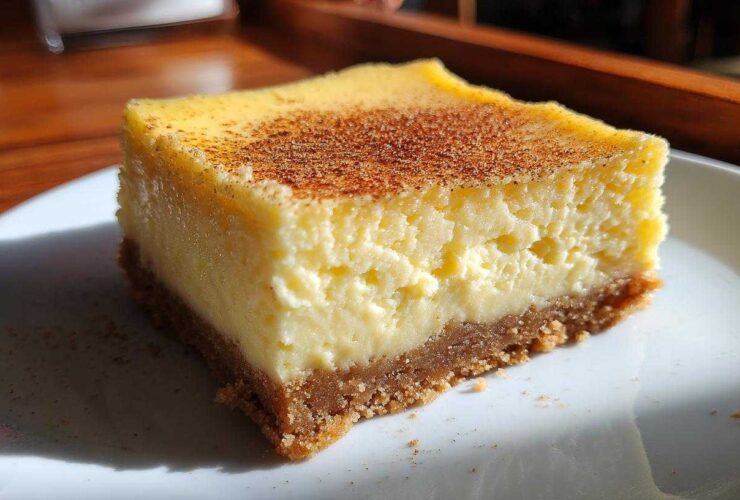 Eggnog Cheesecake Bars to Impress a Crowd