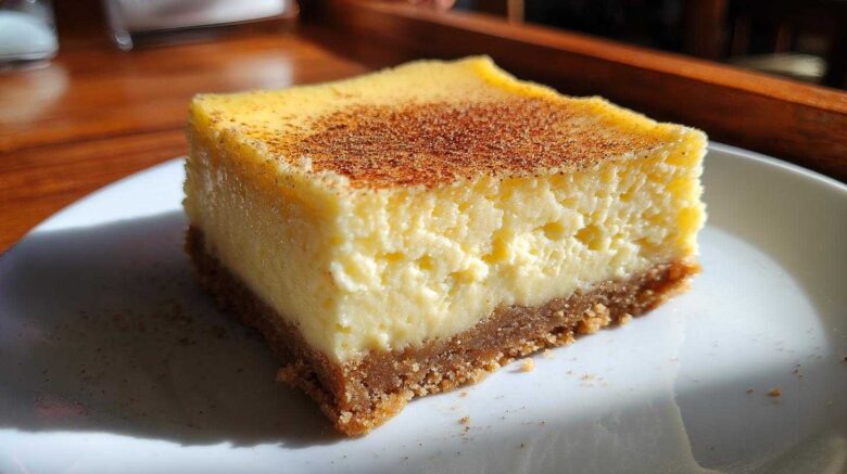 Eggnog Cheesecake Bars to Impress a Crowd