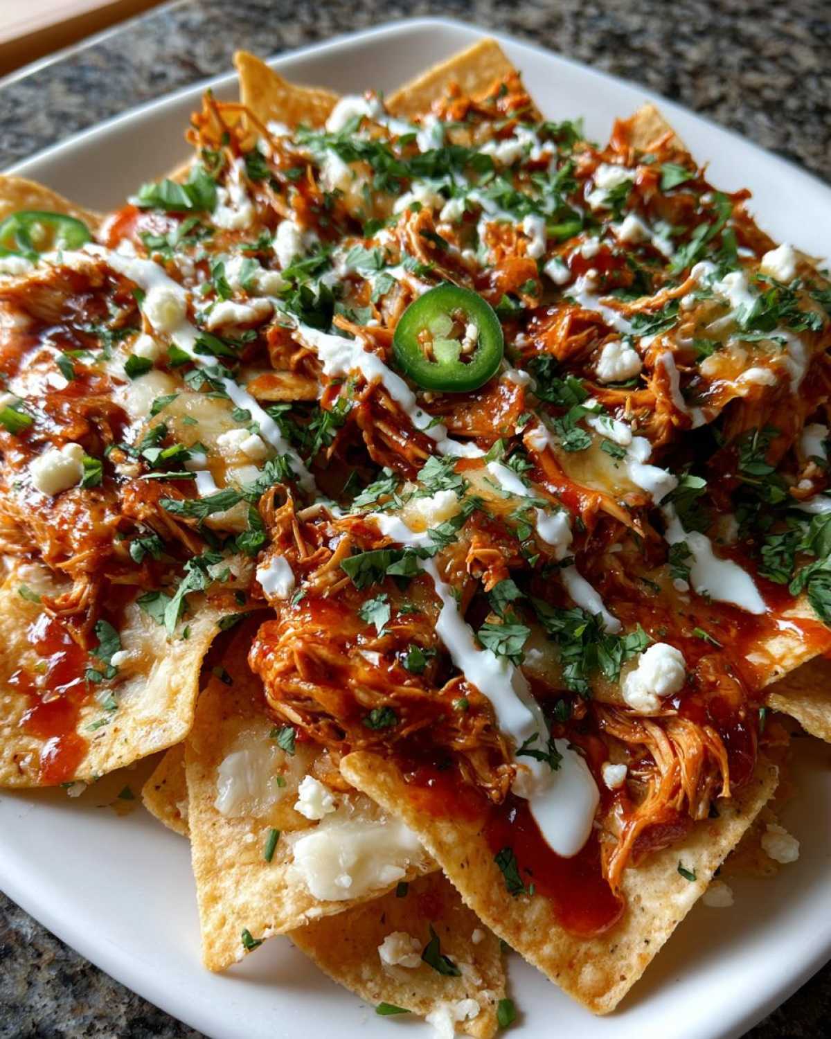 Firecracker Chicken Nachos - detail 1