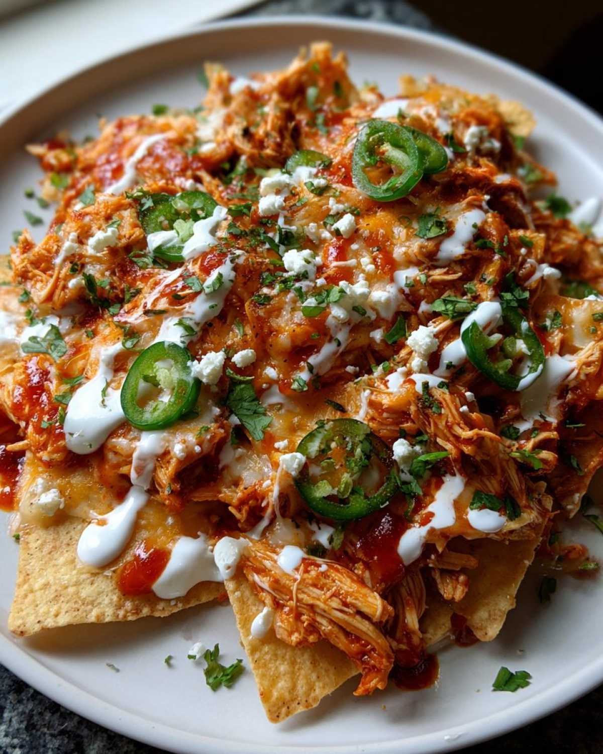 Firecracker Chicken Nachos - detail 3