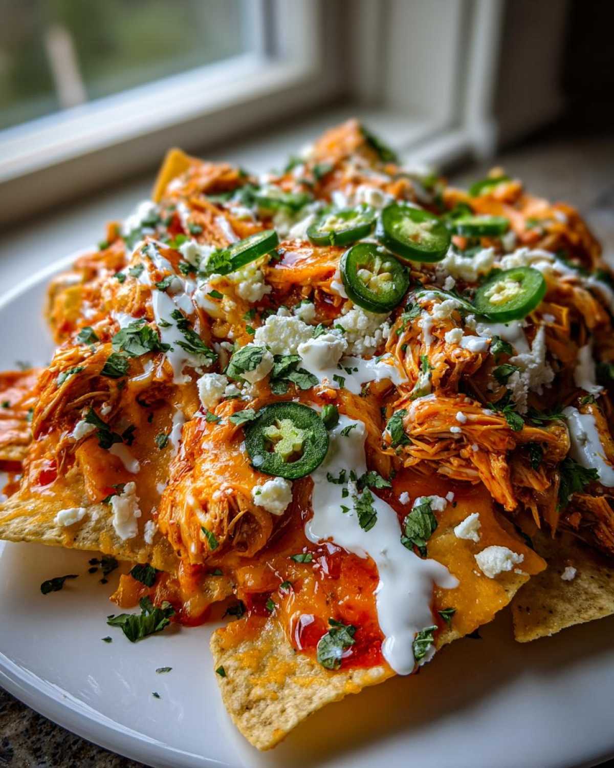Firecracker Chicken Nachos - detail 4