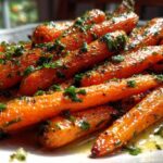 Garlic Butter Roasted Carrots