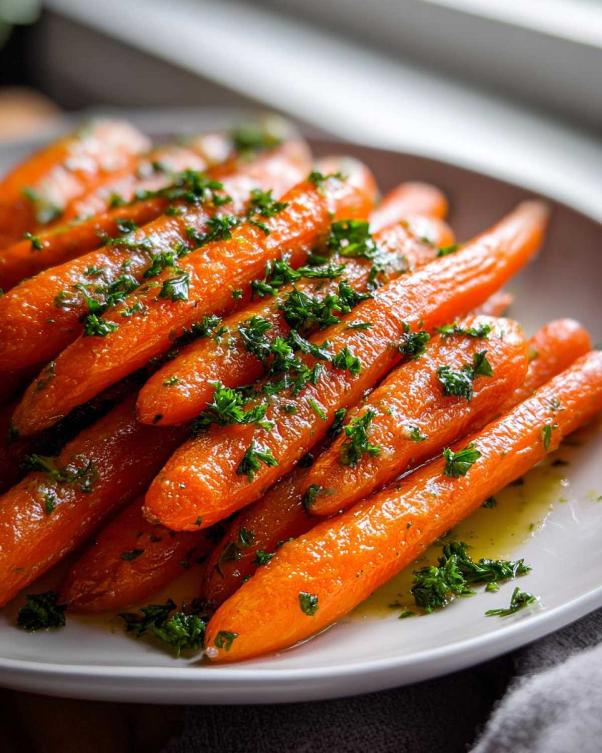 Garlic Butter Roasted Carrots - detail 2