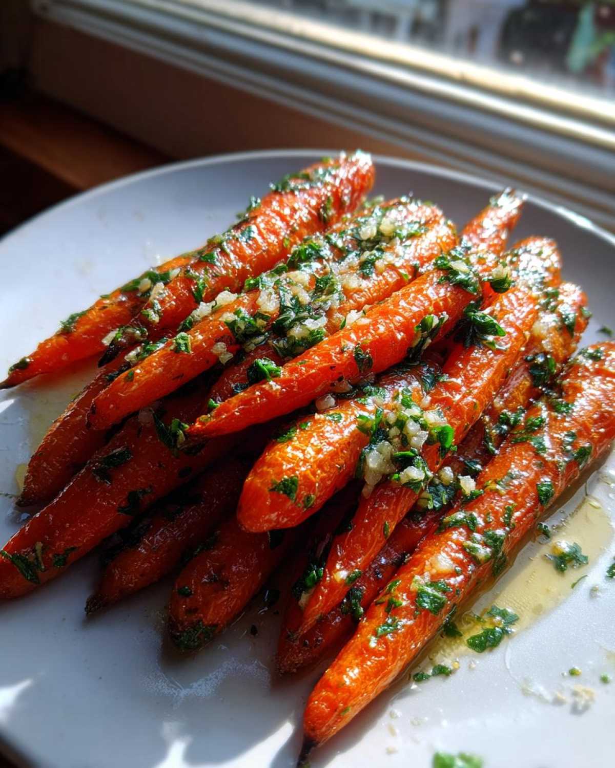 Garlic Butter Roasted Carrots - detail 3