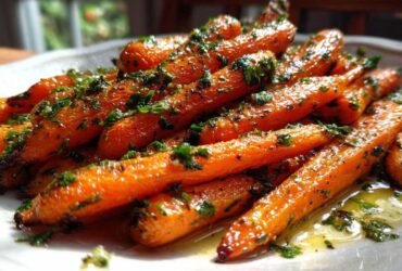 Garlic Butter Roasted Carrots