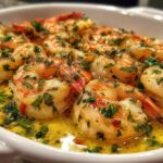 Garlic Butter Shrimp Scampi Bake