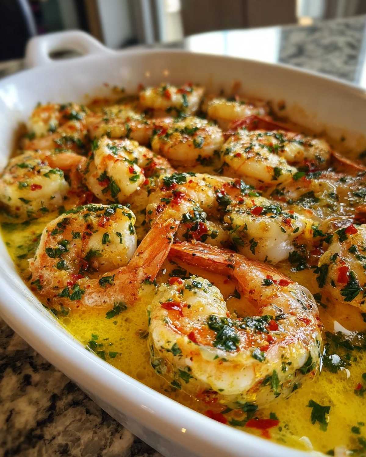 Garlic Butter Shrimp Scampi Bake - detail 2