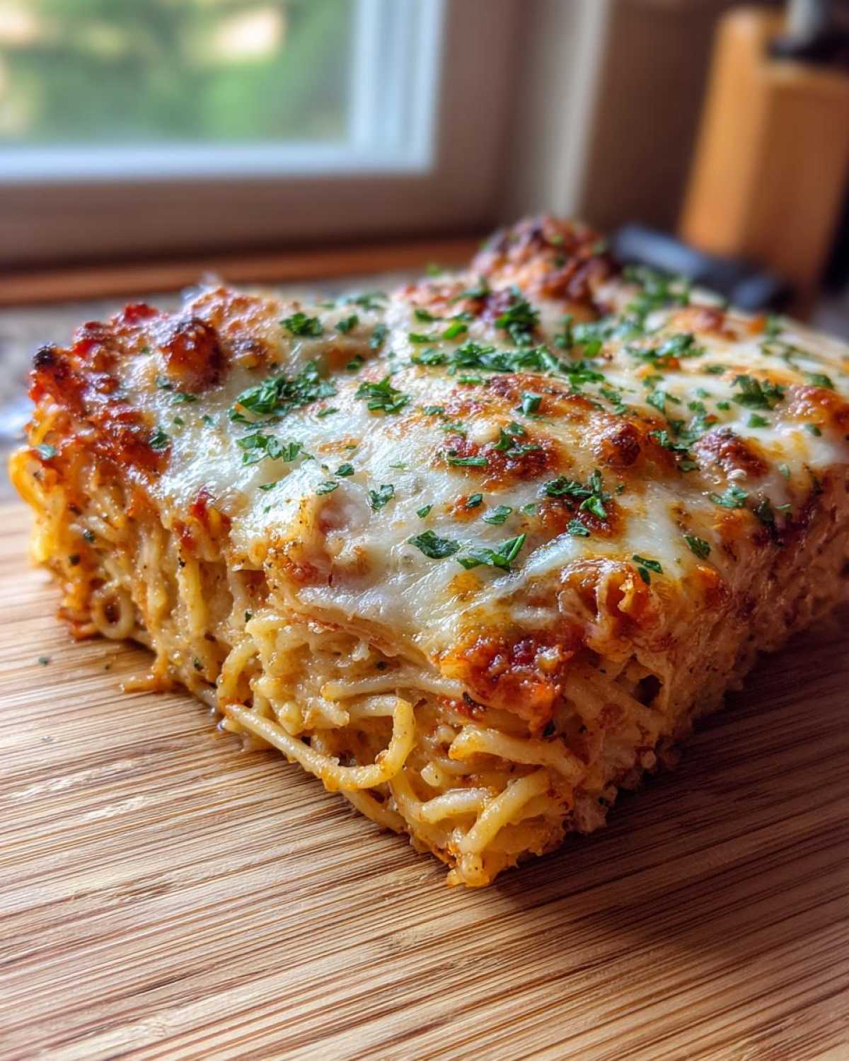Garlic Parmesan Spaghetti Bake - detail 2
