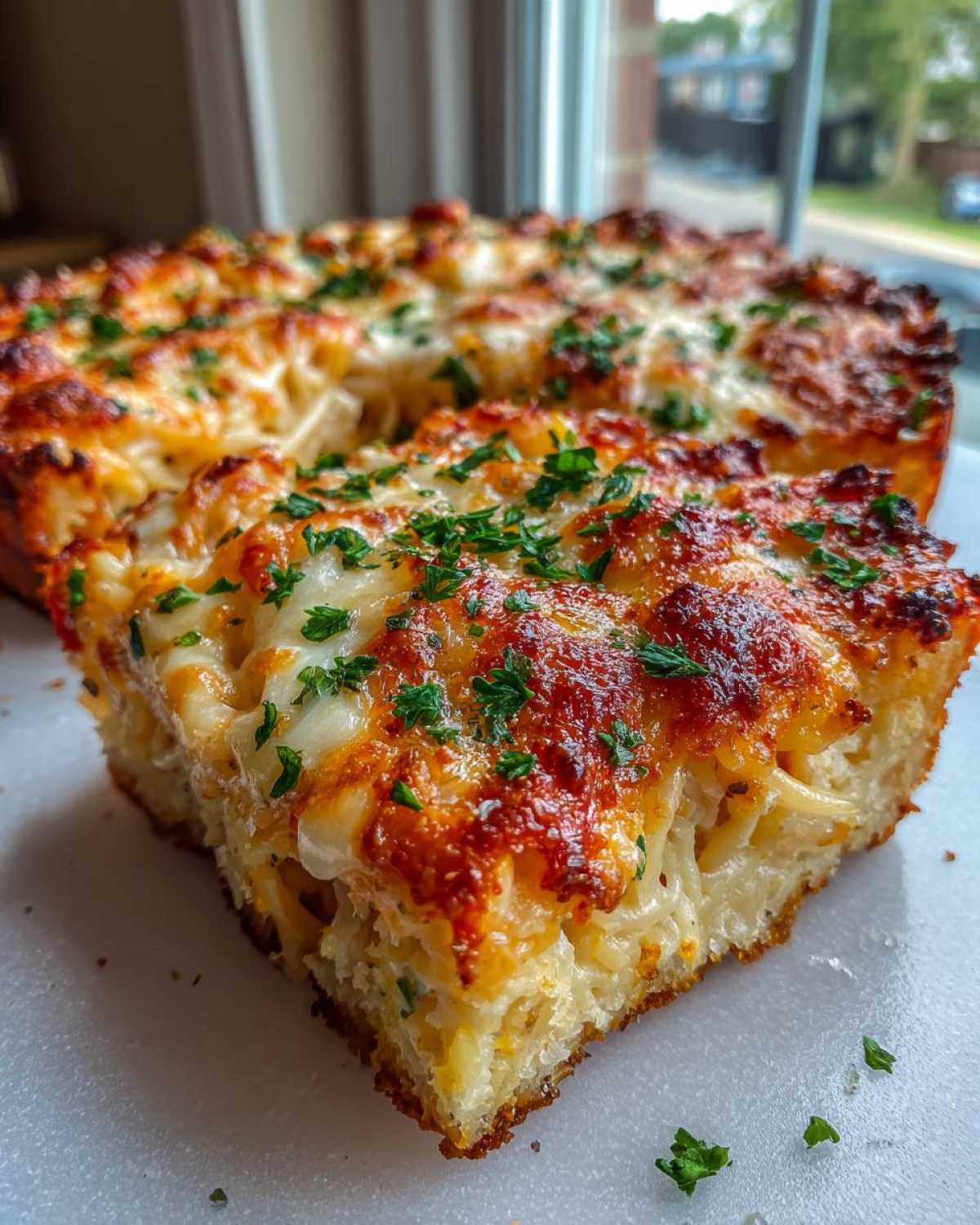 Garlic Parmesan Spaghetti Bake - detail 3