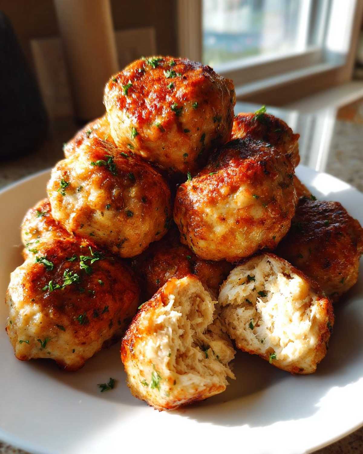 Garlic Parmesan Turkey Meatballs - detail 3