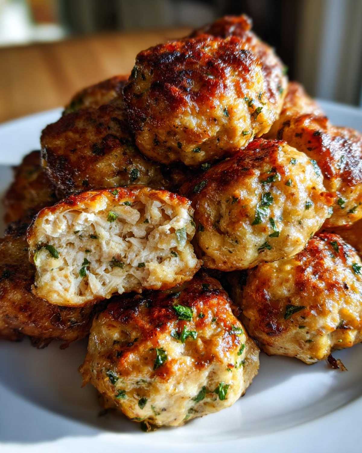 Garlic Parmesan Turkey Meatballs - detail 4