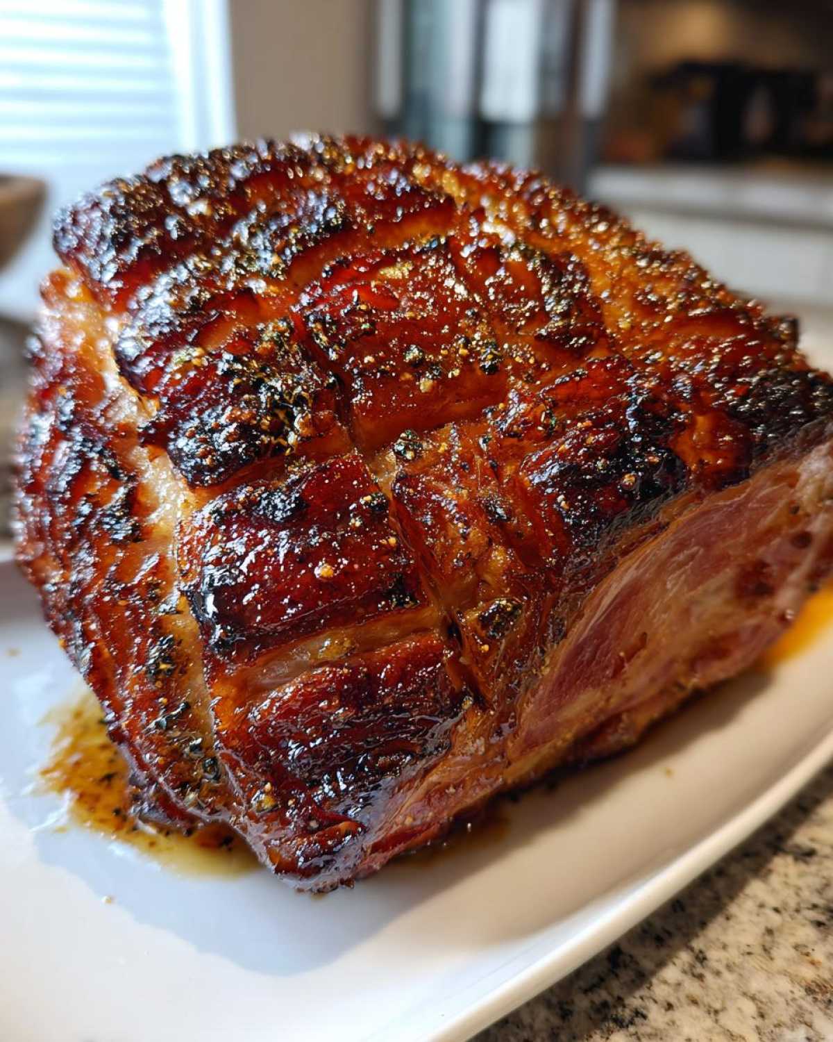 Glazed Holiday Ham with a Cola Twist - detail 3