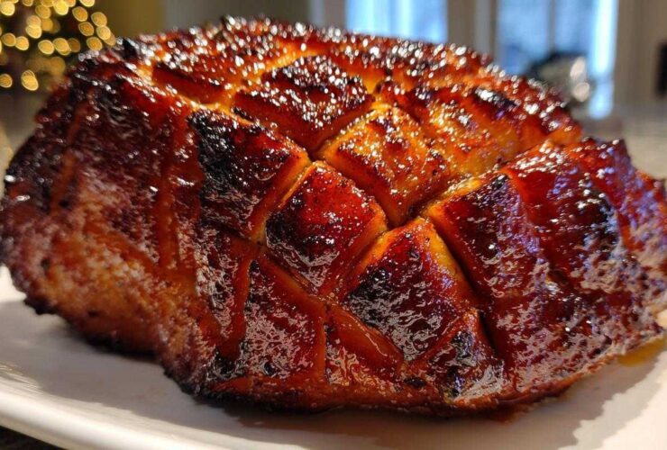Glazed Holiday Ham with a Cola Twist