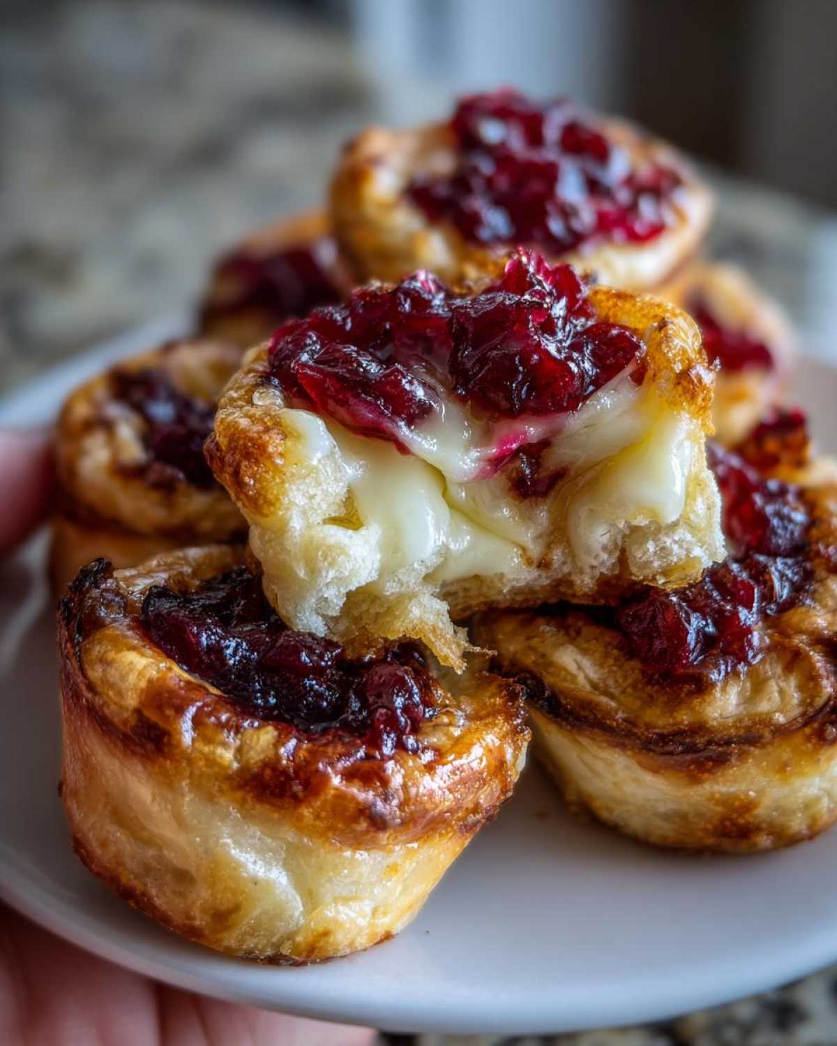 Holiday Cranberry Brie Bites - detail 2
