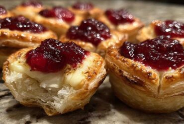 Holiday Cranberry Brie Bites