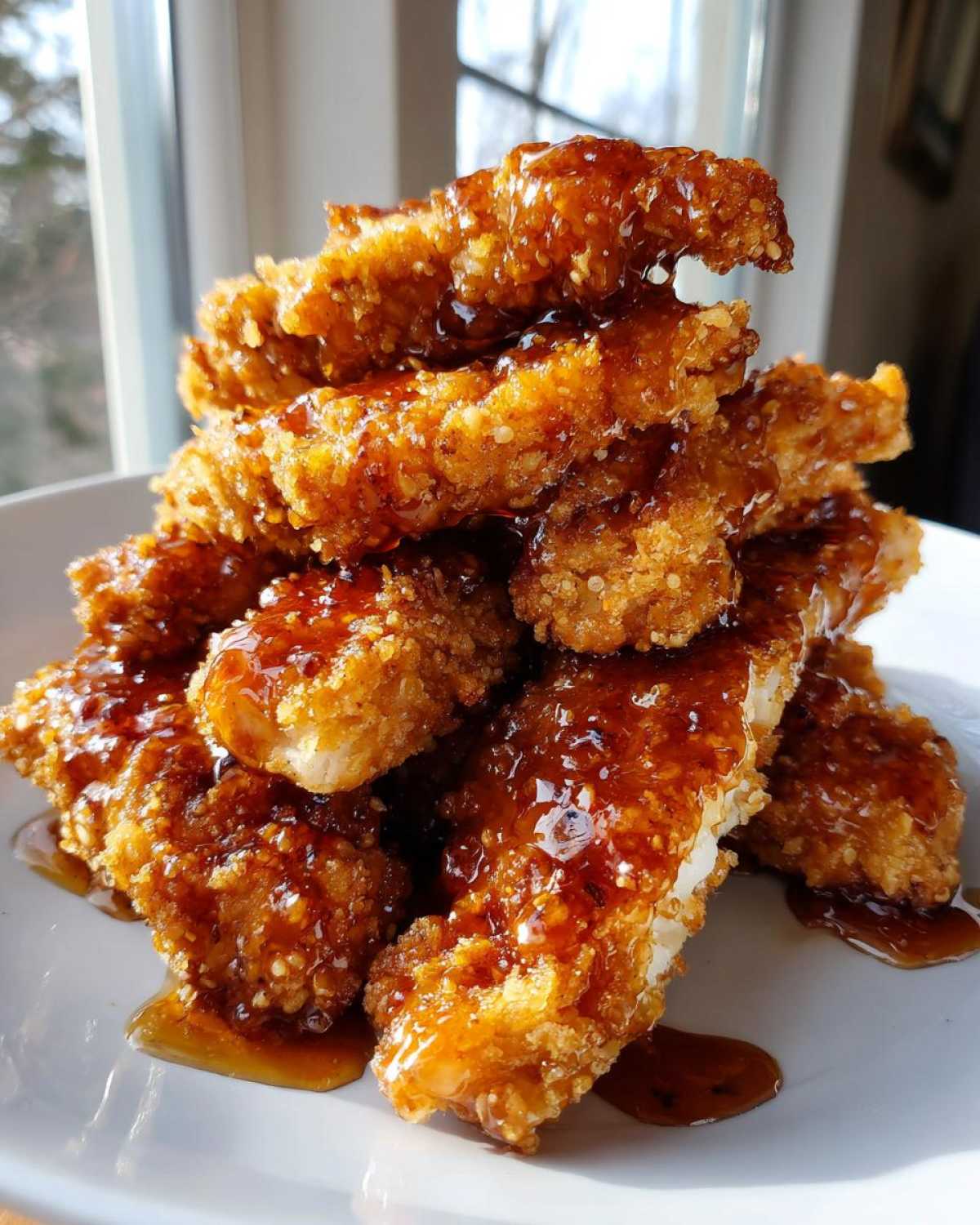 Homemade Hot Honey Chicken Strips - detail 4