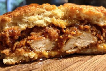 Honey Butter Chicken Biscuit Sandwiches