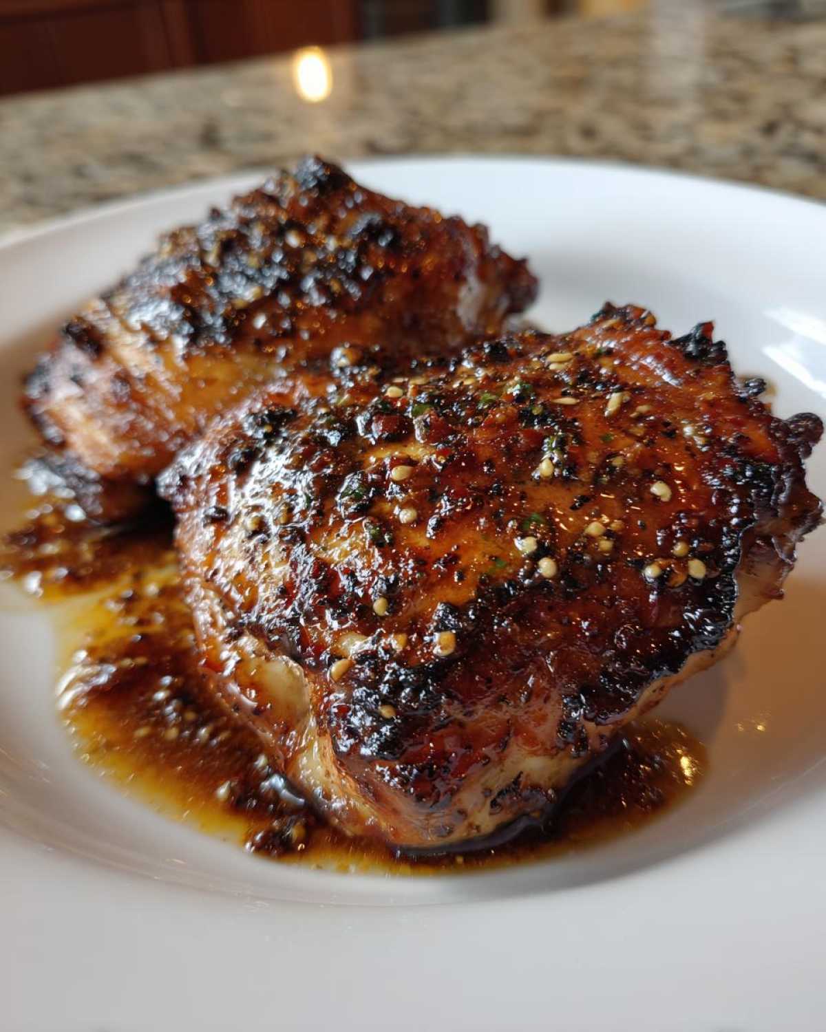 Honey Garlic Chicken Thighs - detail 1