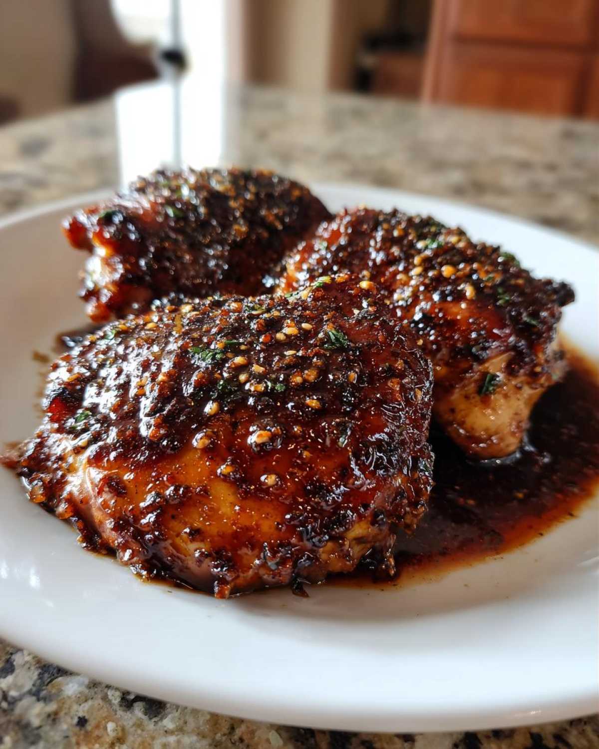 Honey Garlic Chicken Thighs - detail 4