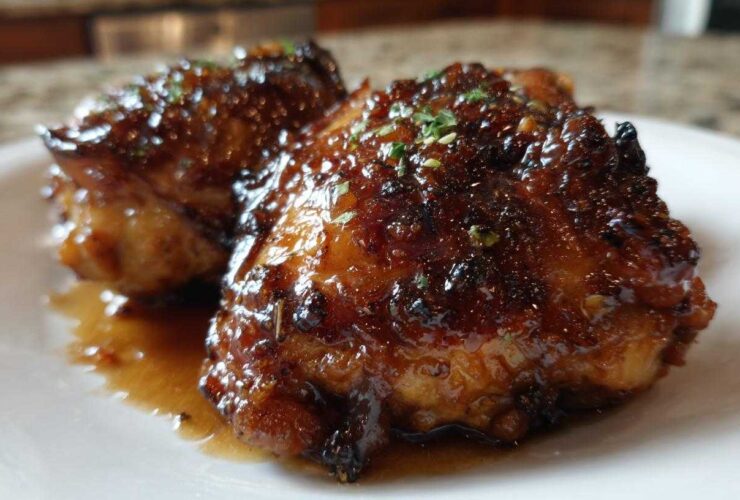 Honey Garlic Chicken Thighs