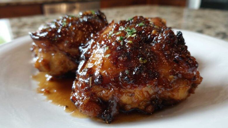 Honey Garlic Chicken Thighs