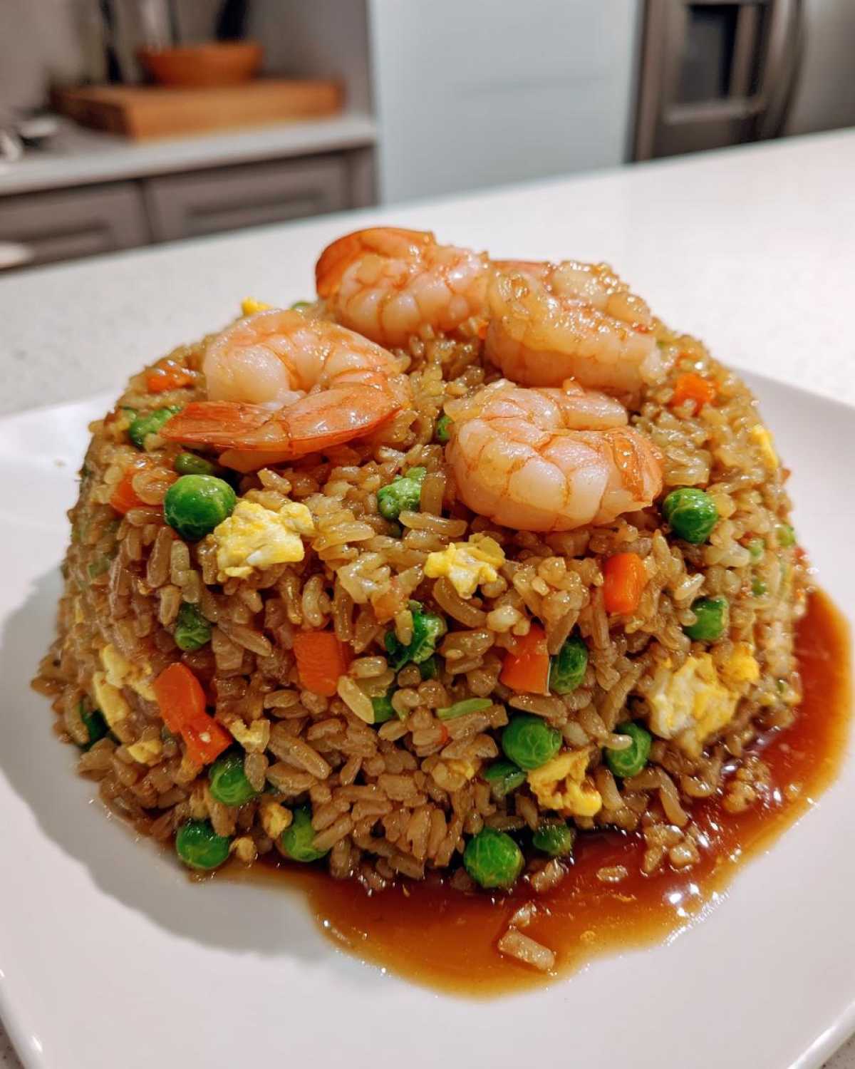 Honey Garlic Shrimp Fried Rice - detail 3