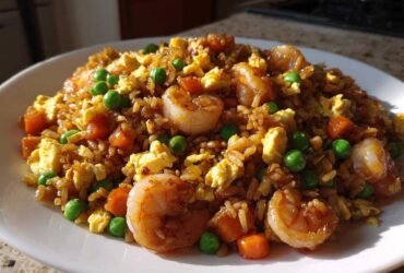 Honey Garlic Shrimp Fried Rice