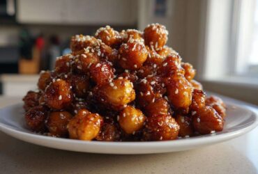Honey Sesame Chickpeas