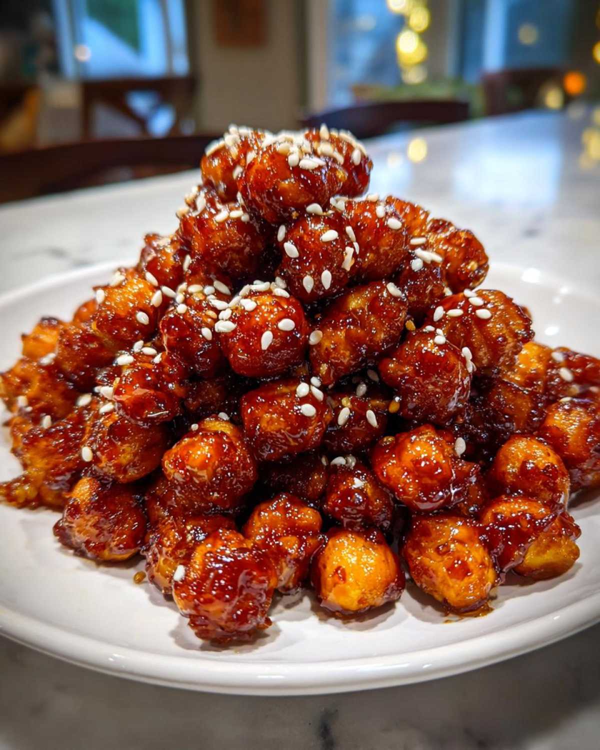Honey Sesame Chickpeas - detail 4