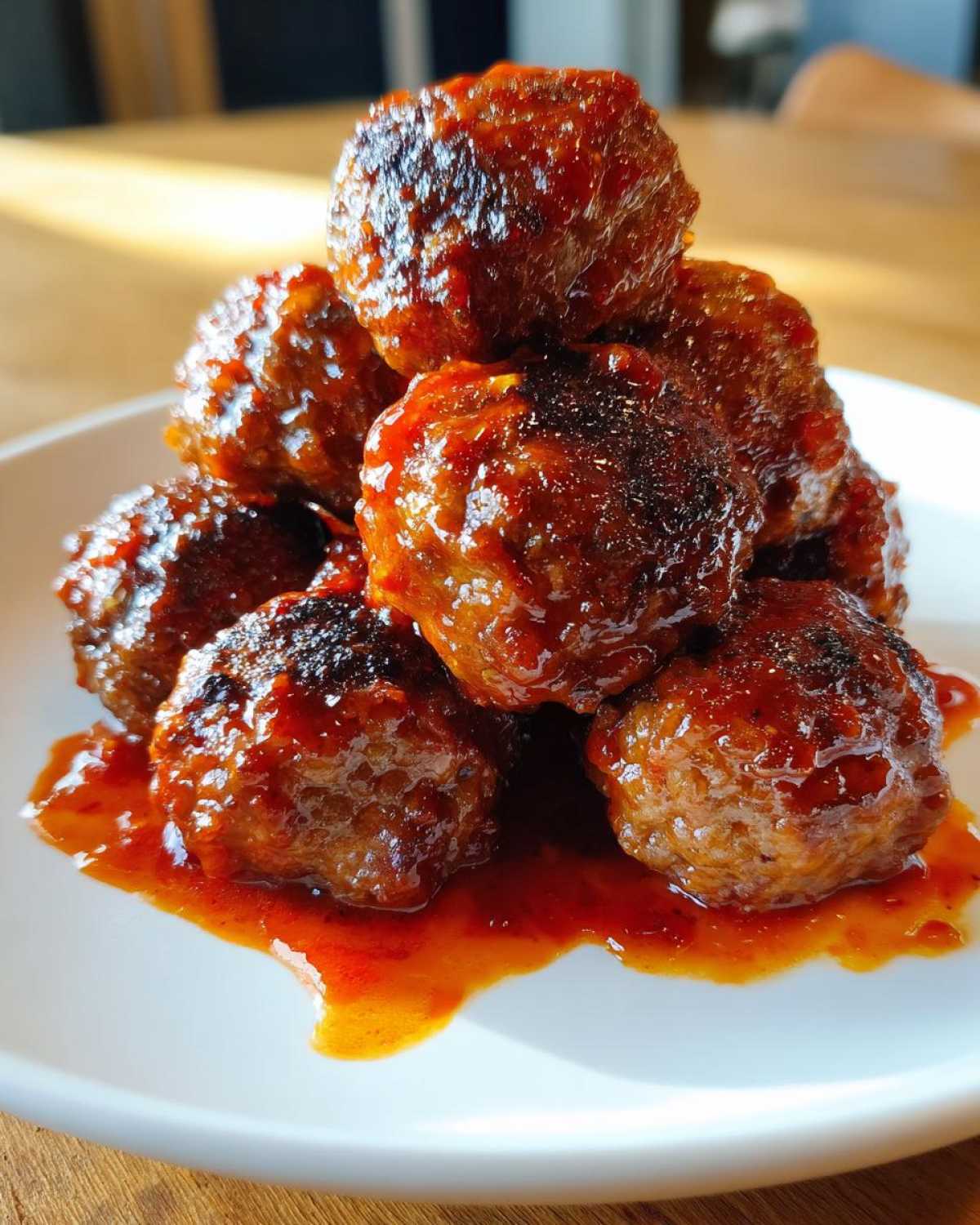 Honey Sriracha Meatballs - detail 4