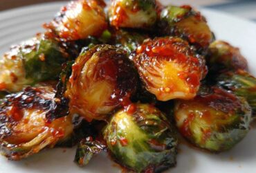 Hot Honey Brussels Sprouts