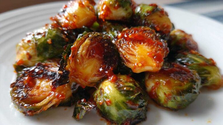Hot Honey Brussels Sprouts