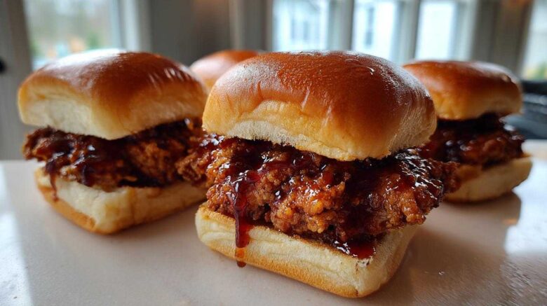 Hot Honey Chicken Sliders
