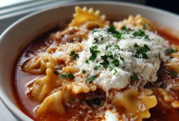 Lazy Lasagna Soup for One-Pot Comfort