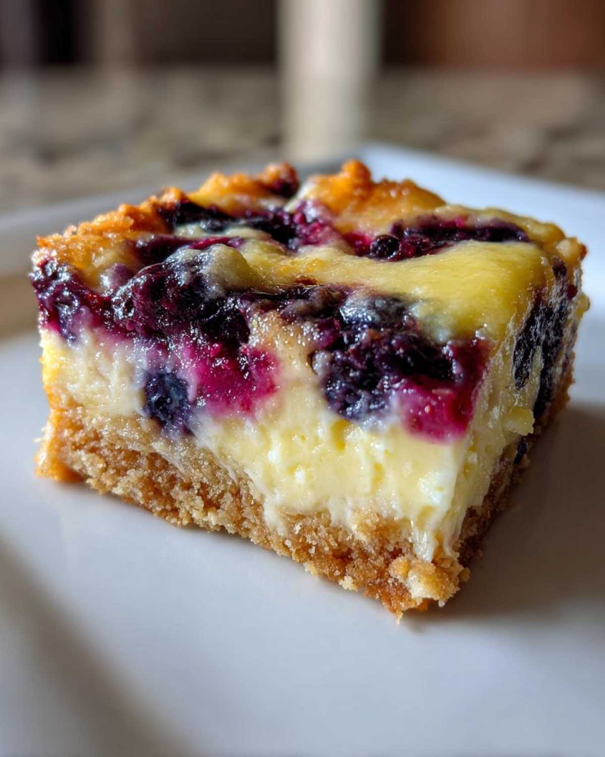 Lemon Blueberry Cheesecake Bars - detail 1