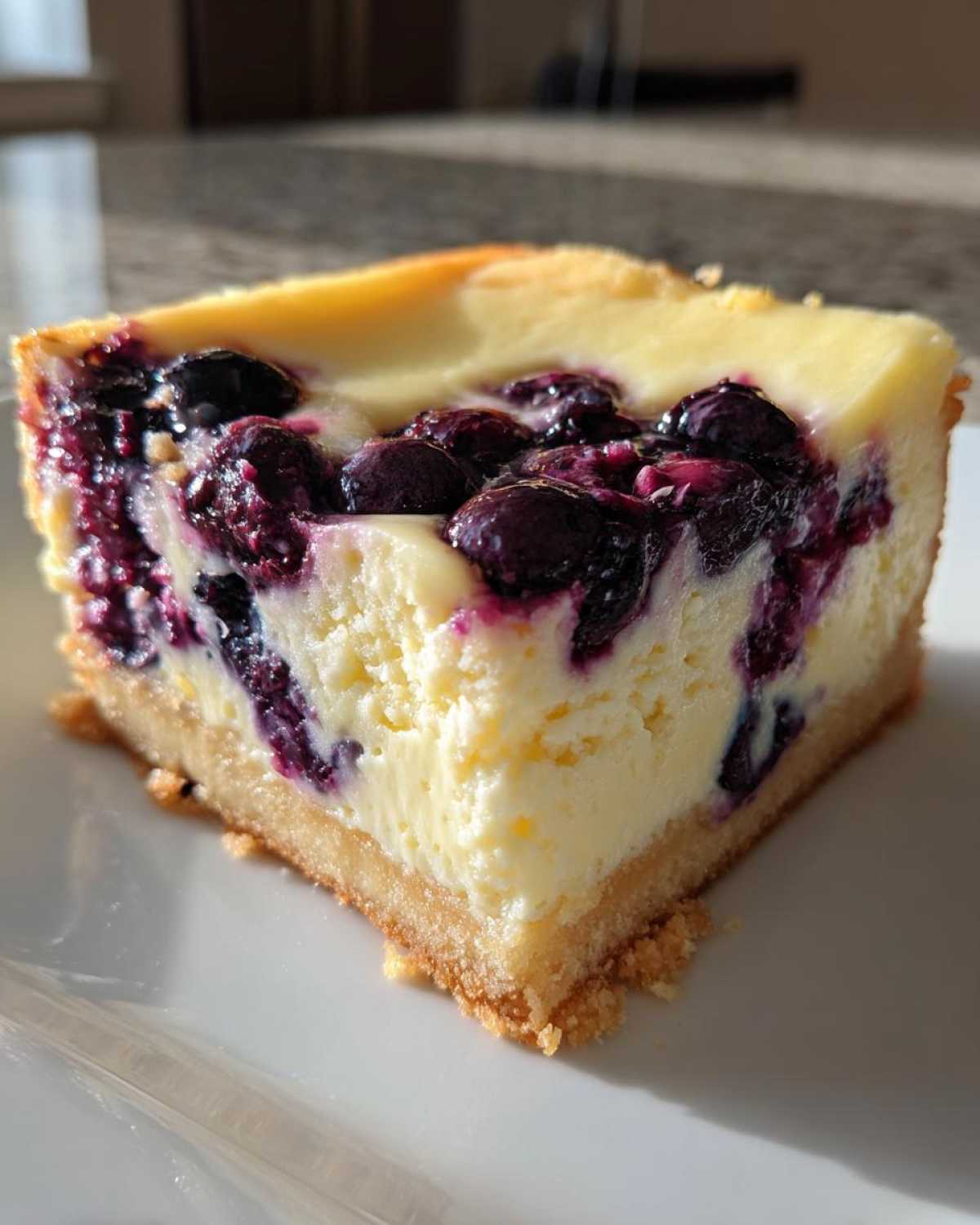Lemon Blueberry Cheesecake Bars - detail 4