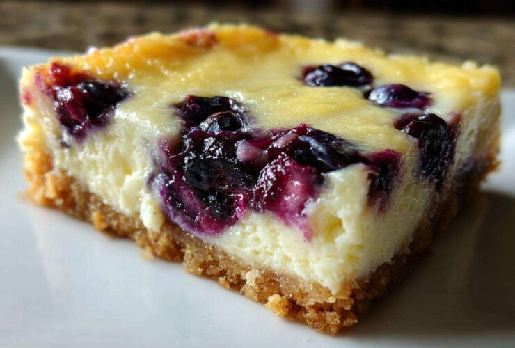 Lemon Blueberry Cheesecake Bars