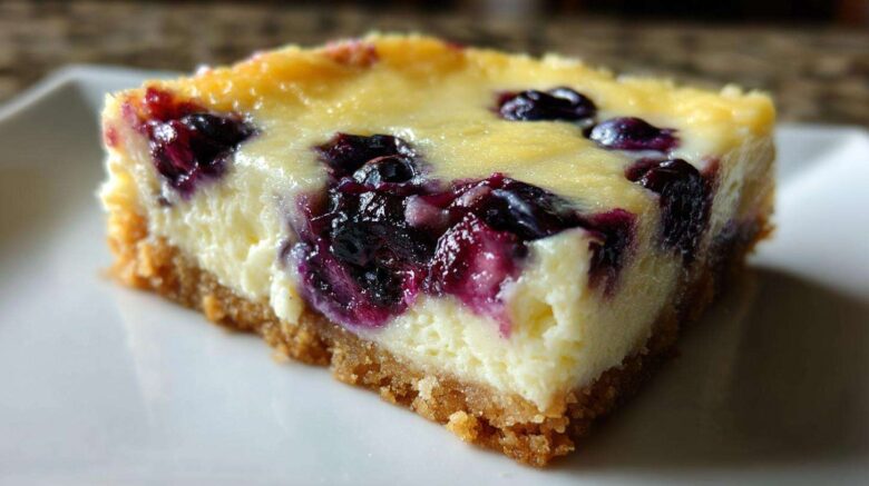 Lemon Blueberry Cheesecake Bars