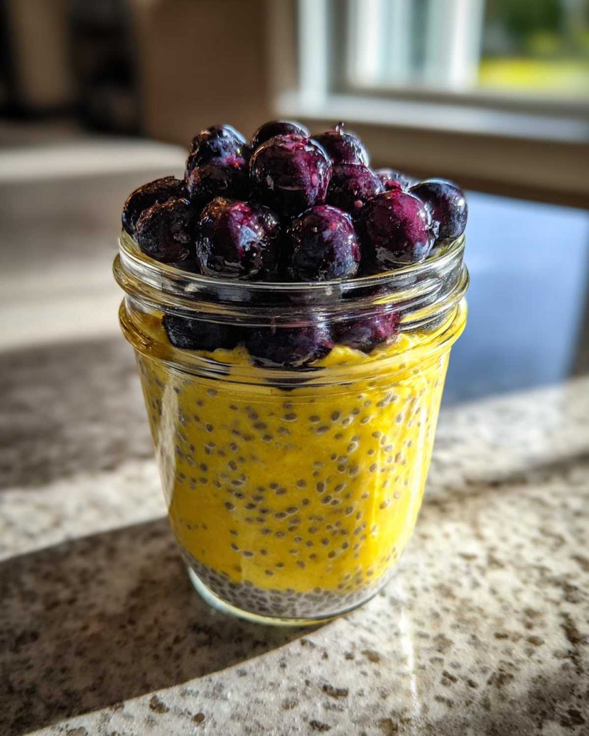 Lemon Blueberry Chia Pudding - detail 1