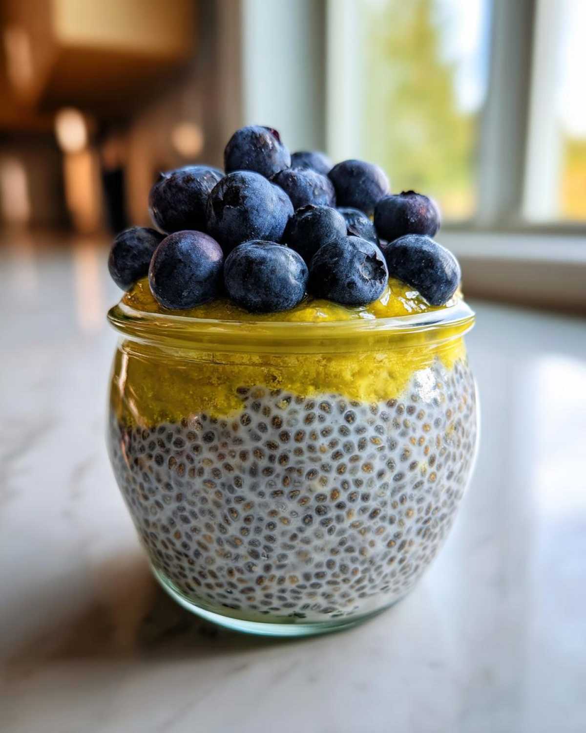 Lemon Blueberry Chia Pudding - detail 2